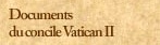 Documents du Concile Vatican II