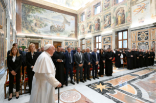 0-Audience with employees of the Vatican Pharmacy, on the occasion of the 150th anniversary of its founding