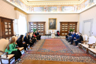 3-Audience with the Delegation for the presentation of the “È Giornalismo” Prize