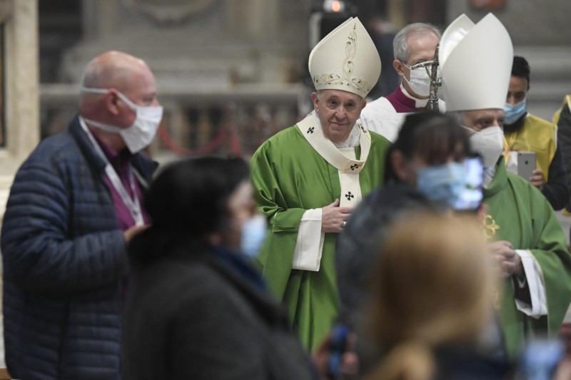 El Papa, en la misa de los pobres