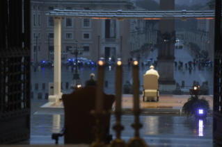 7-Moment of prayer and “Urbi et Orbi” Blessing presided over by Pope Francis  