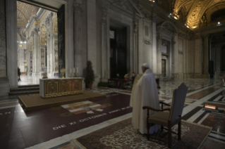 17-Moment of prayer and “Urbi et Orbi” Blessing presided over by Pope Francis   