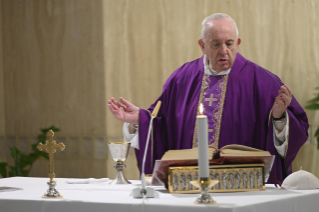 3-Holy Mass presided over by Pope Francis at the <i>Casa Santa Marta</i> in the Vatican: "Our God is close and asks us to be close to each other"