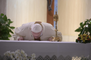 7-Holy Mass presided over by Pope Francis at the Casa Santa Marta in the Vatican: “The small everyday lynching of gossip”