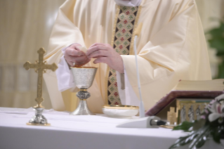 7-Messe quotidienne dans la chapelle de la résidence Sainte-Marthe - « Nous tous avons un seul Pasteur : Jésus »