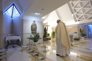 11-Messe quotidienne dans la chapelle de la résidence Sainte-Marthe - « Nous tous avons un seul Pasteur : Jésus »