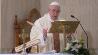 1-Holy Mass presided over by Pope Francis at the Casa Santa Marta in the Vatican: "To be born from the Spirit"