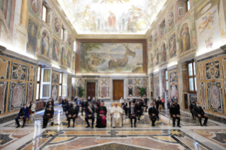 11-A une délégation de l'archidiocèse de Ravenna-Cervia, à l'occasion de l'année consacrée à Dante