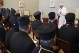 2-A una delegación de sacerdotes y monjes de las Iglesias ortodoxas orientales