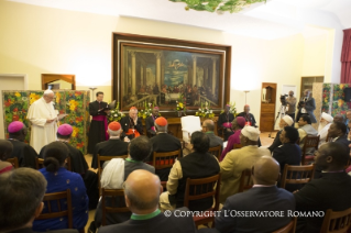 4-Viaje apostólico: Encuentro interreligioso y ecuménico en el Salón de la Nunciatura apostólica