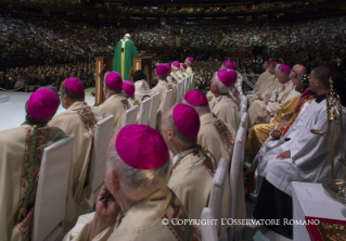 17-Apostolische Reise: Eucharistiefeier im Madison Square Garden