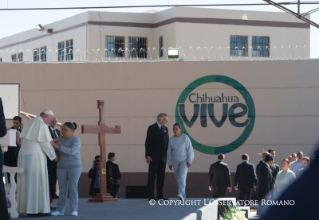 13-Apostolische Reise nach Mexiko: Besuch der Strafvollzugsanstalt von Ciudad Juárez 