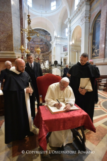 15-Pastoral Visit to Bologna: Encounter with priests, religious, seminarians of the Regional Seminary and Permanent Deacons
