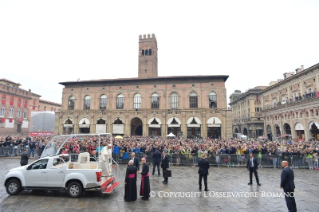8-Pastoral Visit to Bologna: Encounter with the world of work, unemployed, representatives of Unindustria, trade unions, the National Confederation of Cooperatives as well as the Cooperative Federation "Legacoop"
