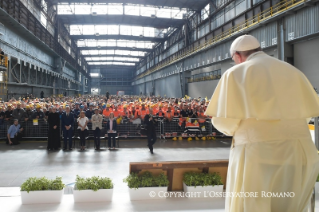 8-Pastoral Visit to Genoa: Encounter with representatives of the world of work