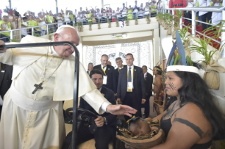 0-Apostolic Journey to Peru: Meeting with indigenous people of the Amazon Region