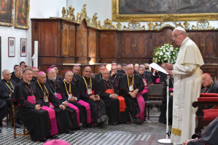 5-Apostolic Journey to Chile: Meeting with the Bishops