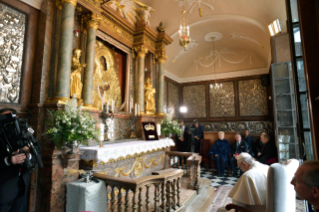 15-Apostolische Reise nach Litauen: Besuch des Heiligtums Mater Misericordiae