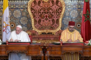 1-Viagem Apost&#xf3;lica ao Marrocos: Apelo de Sua Majestade o Rei Mohammed VI e de Sua Santidade Papa Francisco sobre Jerusal&#xe9;m /Al Qods Cidade santa e lugar de encontro