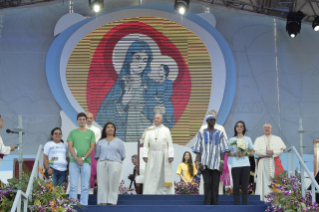 5-Apostolic Journey to Panama: Welcome ceremony and opening of WYD at Campo Santa Maria la Antigua – Cinta Costera