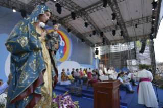 10-Apostolic Journey to Panama: Welcome ceremony and opening of WYD at Campo Santa Maria la Antigua – Cinta Costera