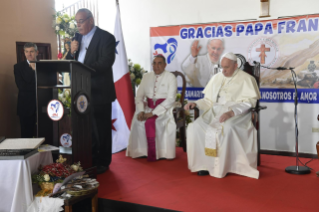 7-Apostolic Journey to Panama: Visit to the Casa Hogar del Buen Samaritano
