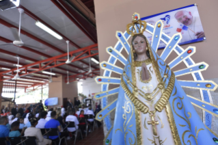 14-Apostolic Journey to Panama: Visit to the Casa Hogar del Buen Samaritano