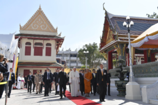 0-Voyage apostolique en Thaïlande : Visite au patriarche suprême des bouddhistes 