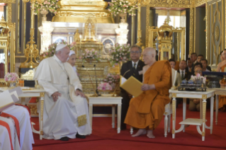 3-Voyage apostolique en Thaïlande : Visite au patriarche suprême des bouddhistes 