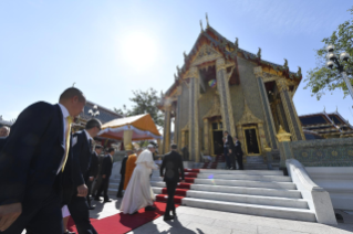 5-Apostolische Reise nach Thailand: Besuch beim Obersten Patriarchen der Buddhisten 