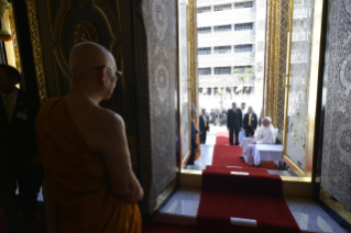 4-Voyage apostolique en Thaïlande : Visite au patriarche suprême des bouddhistes 