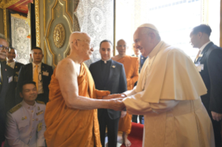 6-Viaggio Apostolico in Thailandia: Visita al Patriarca Supremo dei Buddisti 