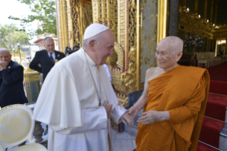 13-Viaggio Apostolico in Thailandia: Visita al Patriarca Supremo dei Buddisti 