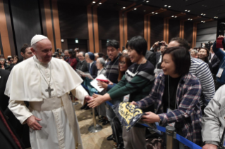 13-Apostolic Journey to Japan: Meeting with the victims of Triple Disaster