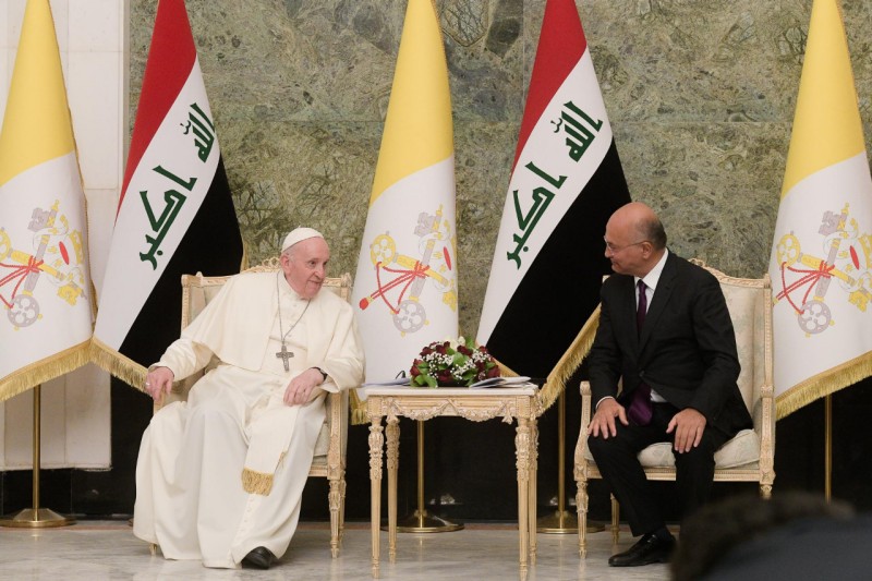Papa y presidente de Irak
