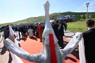 1-Apostolische Reise in die Mongolei: Ökumenisches und interreligiöses Treffen 