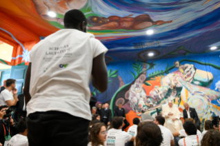 8-Viaggio Apostolico in Portogallo: Incontro con i giovani di Scholas Occurrentes  