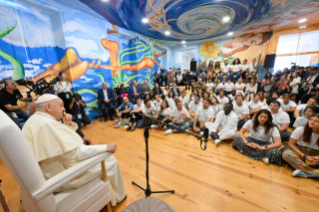 14-Viaggio Apostolico in Portogallo: Incontro con i giovani di Scholas Occurrentes  