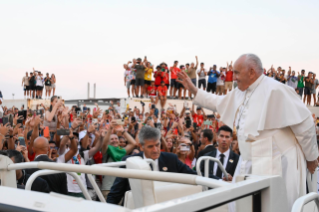 2-Voyage apostolique au Portugal : Veillée avec les jeunes 