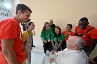 7-Voyage apostolique au Portugal : Veillée avec les jeunes 