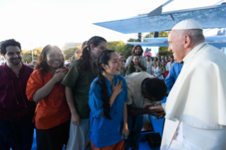 31-Voyage apostolique au Portugal : Chemin de Croix avec les jeunes 