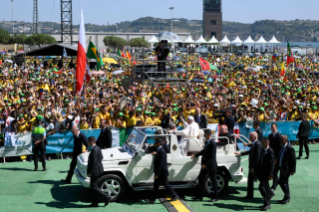 10-Voyage apostolique au Portugal : Rencontre avec les volontaires des JMJ 