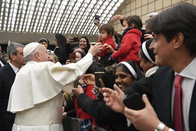 El Papa, en la audiencia