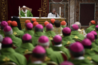 10-Treffen "Der Schutz von Minderjährigen in der Kirche": Ansprache von Papst Franziskus am Ende der Eucharistischen Konzelebration 