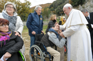 5-Visit of the Holy Father to the Franciscan Shrine of Greccio 