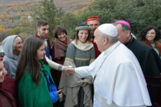 19-Visit of the Holy Father to the Franciscan Shrine of Greccio 