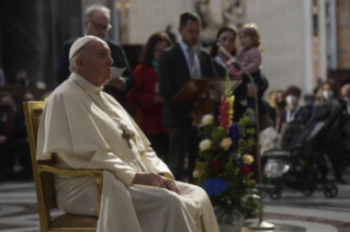 12-Récitation du chapelet présidée par le Pape François pour invoquer la fin de la pandémie
