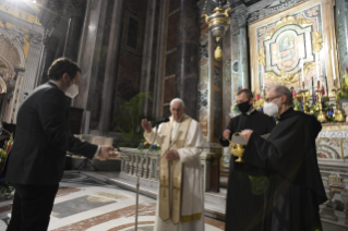 29-Récitation du chapelet présidée par le Pape François pour invoquer la fin de la pandémie
