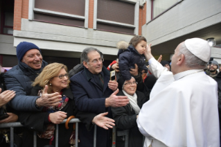 12-Pastoral Visit to the Parish of "San Gelasio I Papa" in Ponte Mammolo, Rome 
