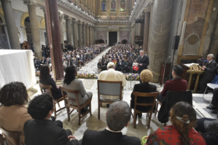 28-Visita do Santo Padre à Comunidade de Santo Egídio, por ocasião do 50º aniversário de fundação 
